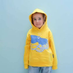 Sweat à capuche "POULPE" - Coton bio