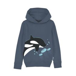 Sweat à capuche "ORQUE" - Coton bio