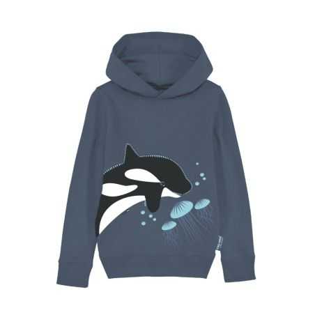 Sweat à capuche "ORQUE" - Coton bio