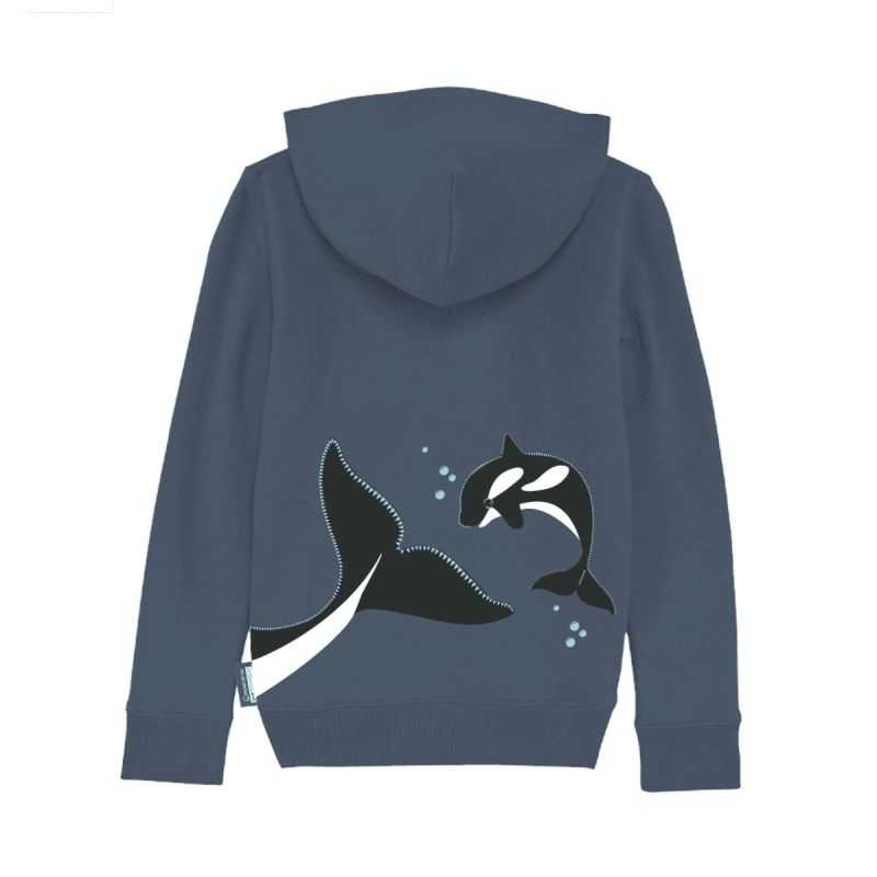 Sweat à capuche "ORQUE" - Coton bio