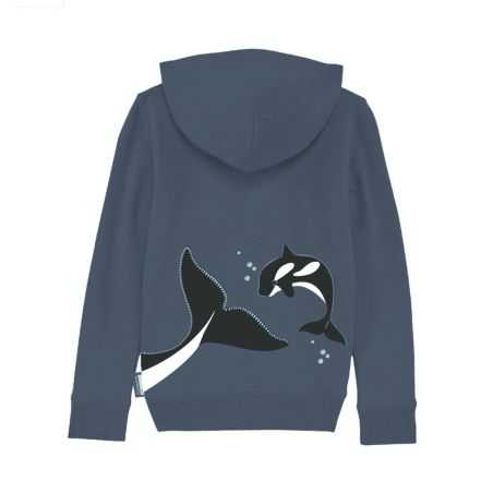 Sweat à capuche "ORQUE" - Coton bio