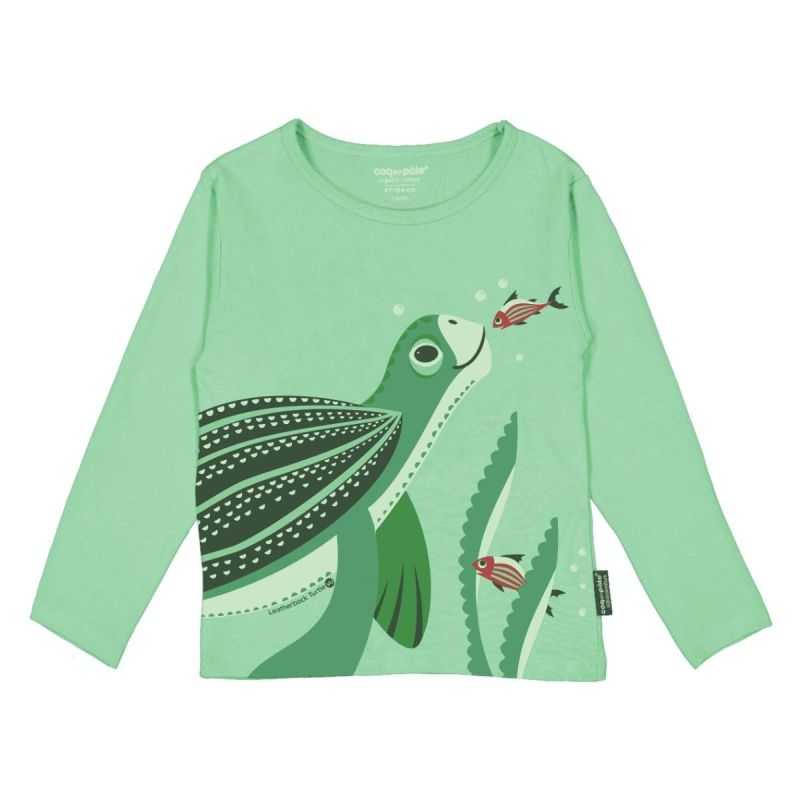 T-shirt manches longues "TORTUE" - 100% Coton bio