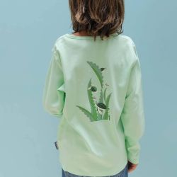 T-shirt manches longues "TORTUE" - 100% Coton bio