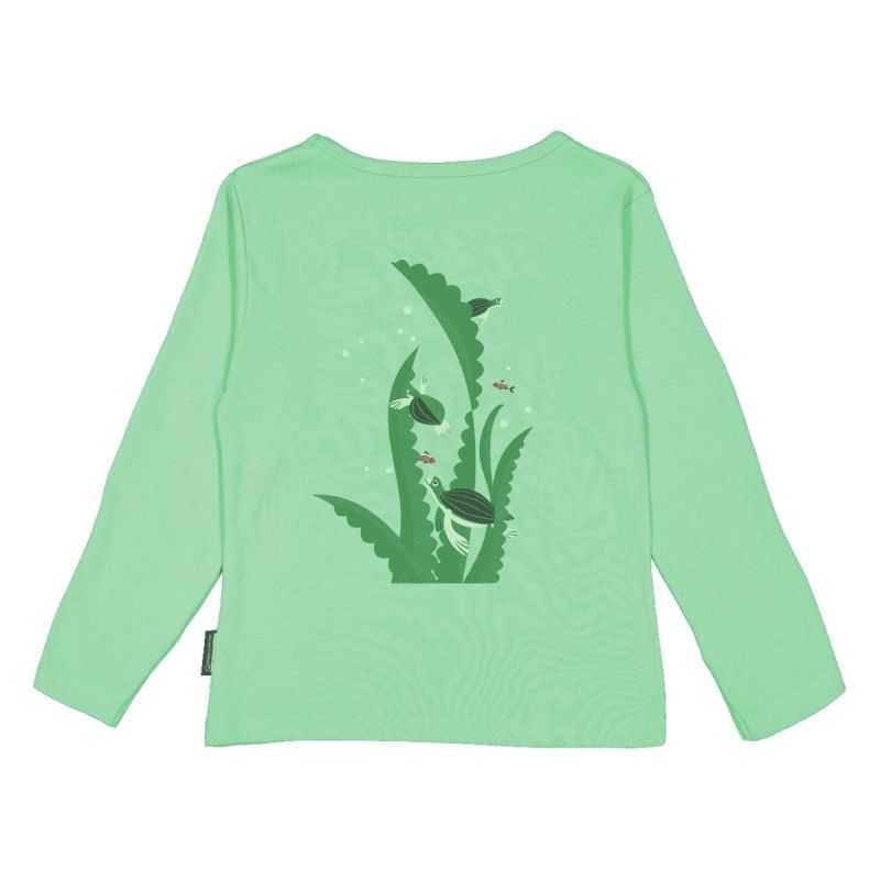 T-shirt manches longues "TORTUE" - 100% Coton bio