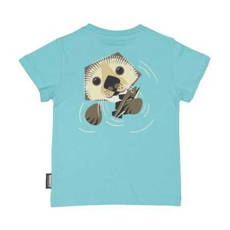 T-shirt manches courtes "LOUTRE" - 100% Coton bio