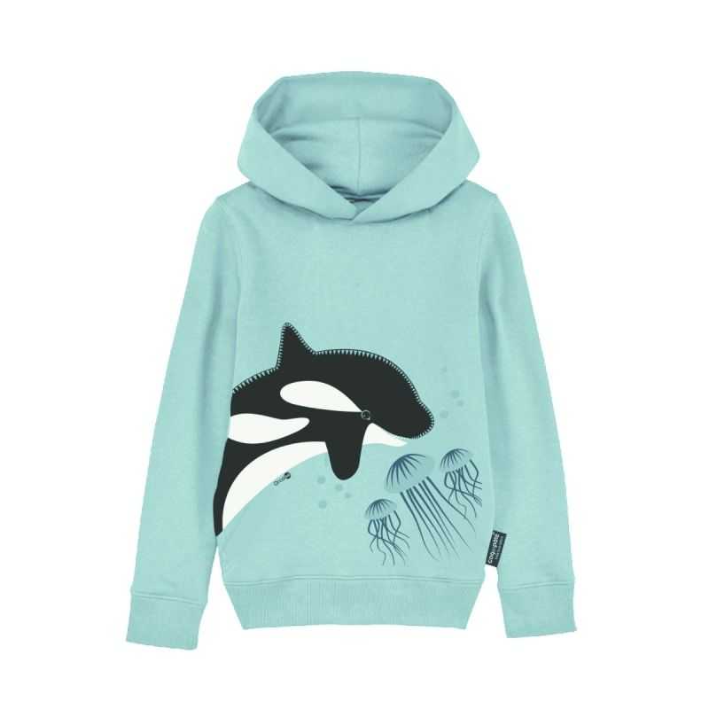 Sweat à capuche "ORQUE" - Coton bio