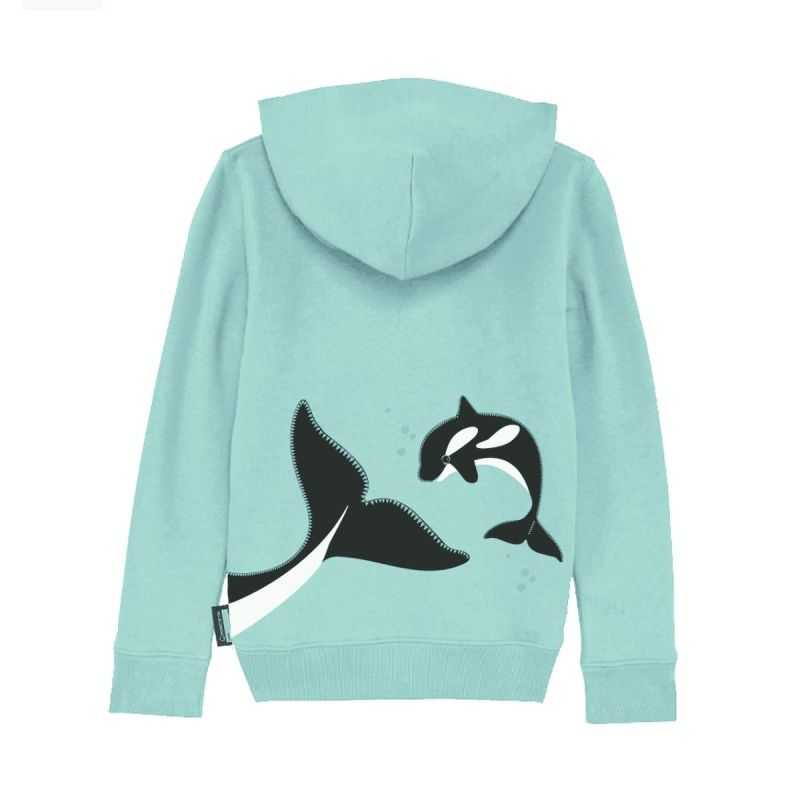 Sweat à capuche "ORQUE" - Coton bio