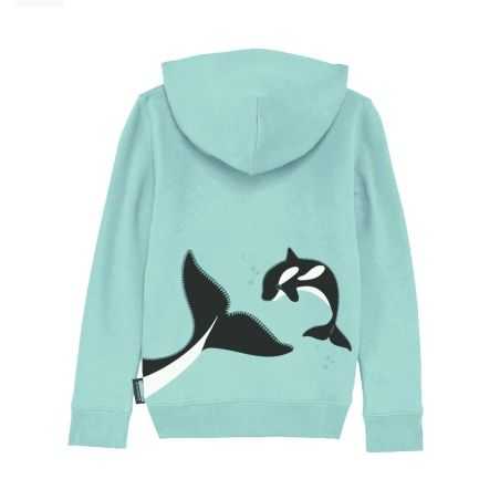 Sweat à capuche "ORQUE" - Coton bio