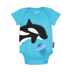 Body bébé manches courtes "ORQUE" - 100% coton bio