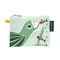 Porte-monnaie enfant "TORTUE LUTH" - 100% Coton bio