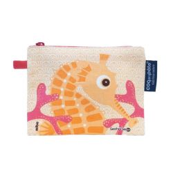 Porte-monnaie enfant "HIPPOCAMPE" - 100% Coton bio