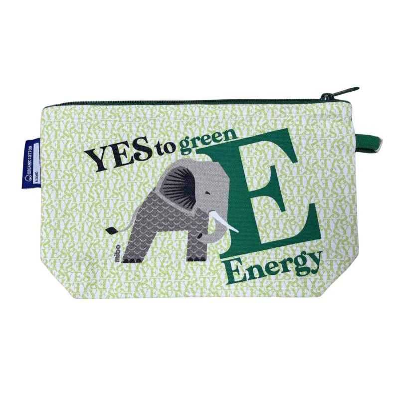 Trousse à soufflet enfant "ELEPHANT" - 100% Coton bio