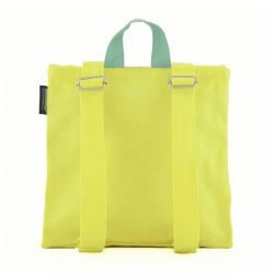 Sac à dos "KOALA" jaune - 100% Coton bio GOTS