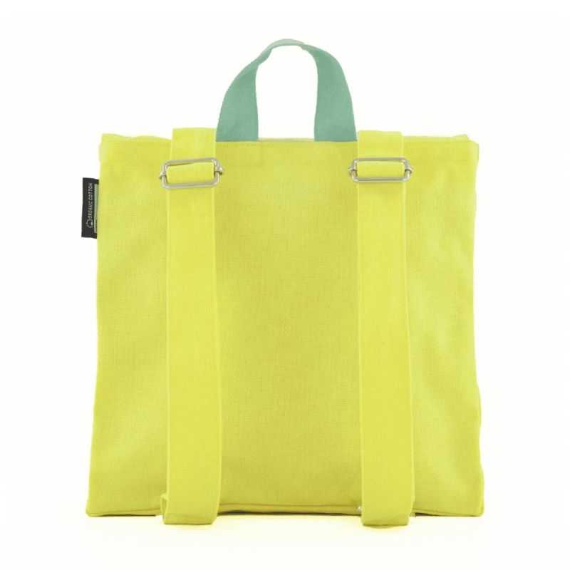 Sac à dos "KOALA" jaune - 100% Coton bio GOTS