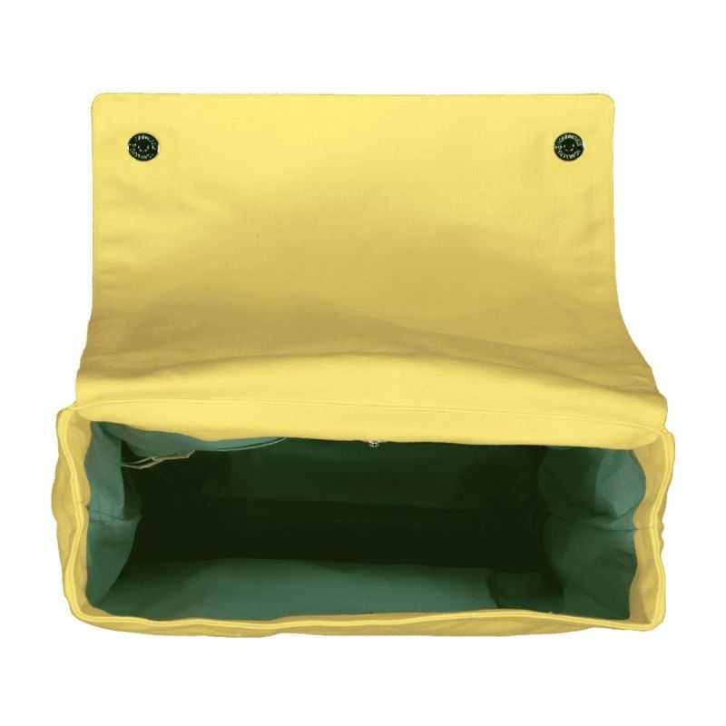 Sac à dos "KOALA" jaune - 100% Coton bio GOTS