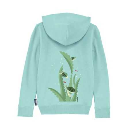 Sweat à capuche "TORTUE" - Coton bio