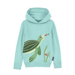 Sweat à capuche "TORTUE" - Coton bio