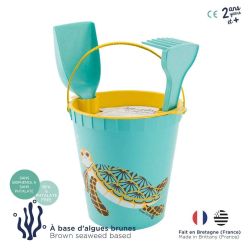 Set de plage enfant "TORTUE" en Algoblend® - Fabriqué en France
