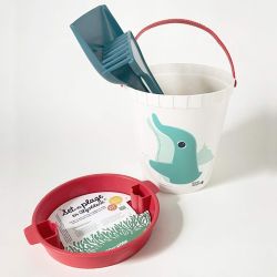Set de plage enfant "DAUPHIN" en Algoblend® - Fabriqué en France
