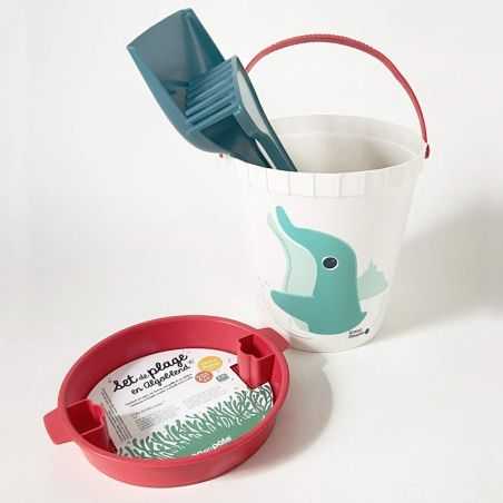 Set de plage enfant "DAUPHIN" en Algoblend® - Fabriqué en France