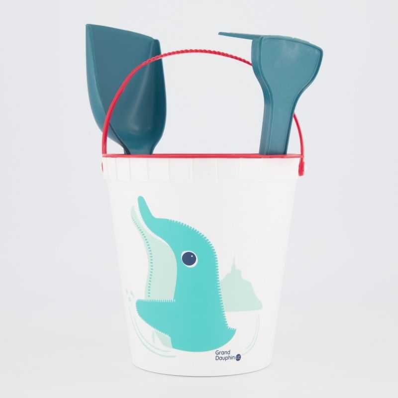 Set de plage enfant "DAUPHIN" en Algoblend® - Fabriqué en France