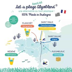 Set de plage enfant "ORQUE" en Algoblend® - Fabriqué en France