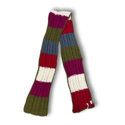 Écharpe en laine multicolore