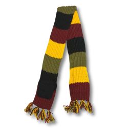 Écharpe artisanale multicolore - 100% Laine