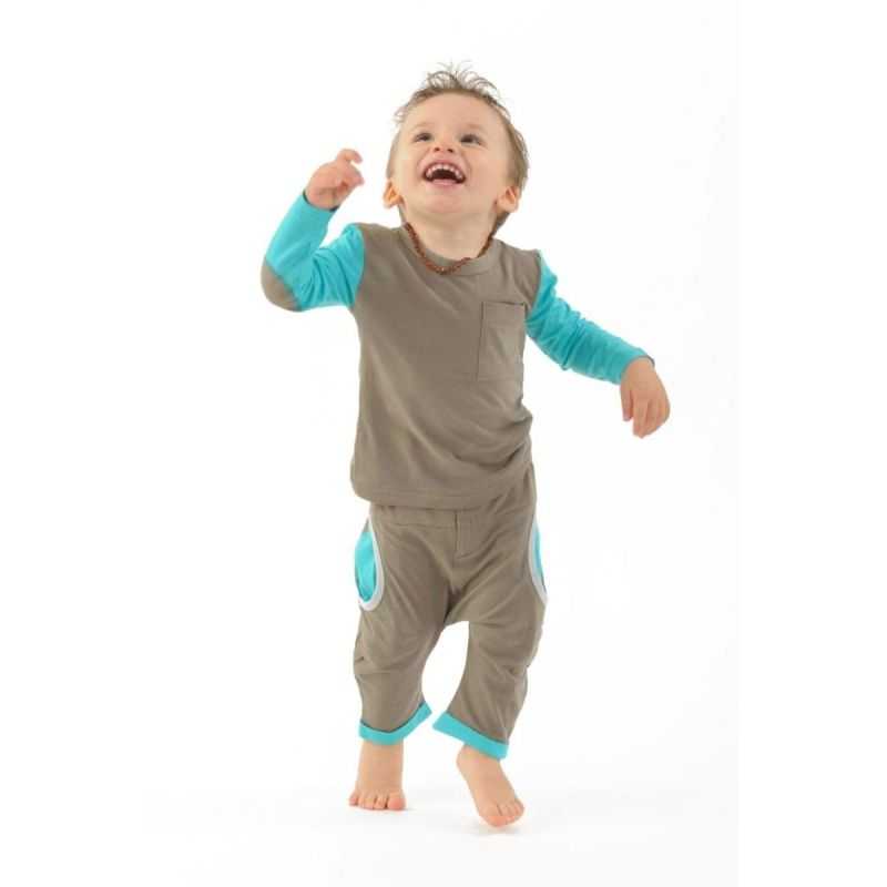 T-shirt enfant manches longues - 100% Coton bio