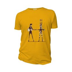 T-shirt "HAUT LES MAINS" manches courtes, 100% coton bio