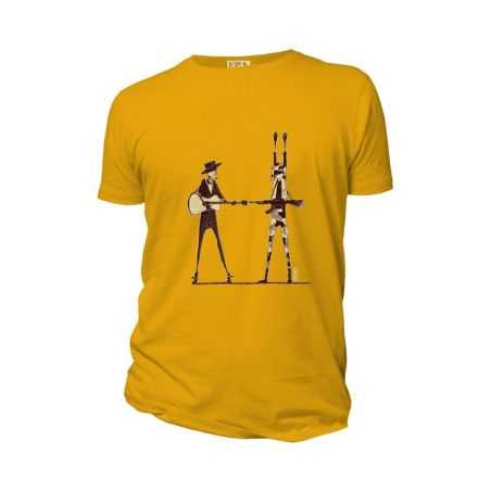 T-shirt "HAUT LES MAINS" manches courtes, 100% coton bio