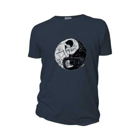 T-shirt "YIN & YANG" manches courtes, 100% coton bio