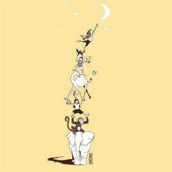 T-shirt "DÉCROCHER LA LUNE" col rond, coupe féminine, 100% Coton bio