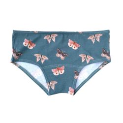 Culotte shorty "BUTTERFLY" à motifs, 95% coton bio