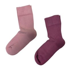 Lot de 2 paires de chaussettes "MABEL" - 90% coton bio