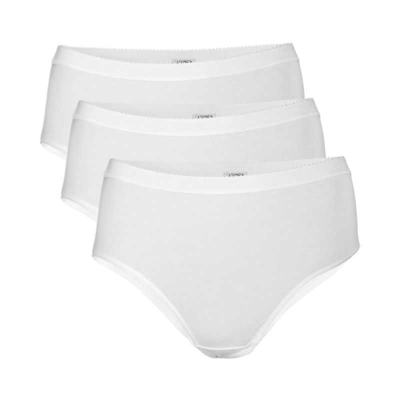 Lot de 3 slips "POLLY" coton bio, GOTS et VEGAN