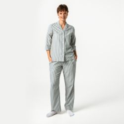 Ensemble de pyjama "TRACEE" à rayures classiques - 100% Coton bio