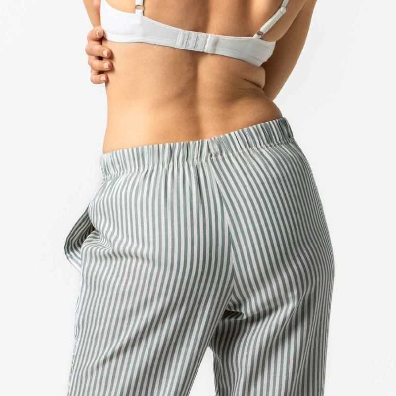 Ensemble de pyjama "TRACEE" à rayures classiques - 100% Coton bio