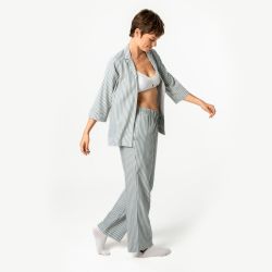 Ensemble de pyjama "TRACEE" à rayures classiques - 100% Coton bio
