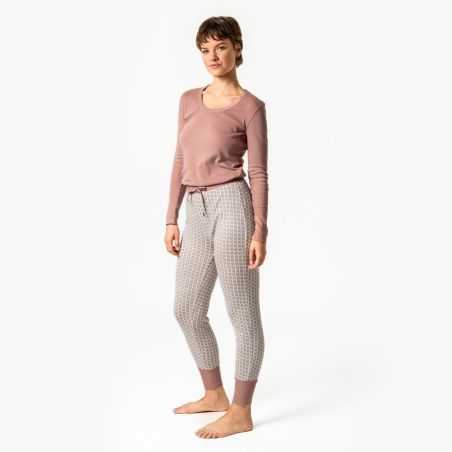 Pantalon de pyjama "AVELINE", 100% coton bio
