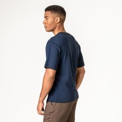 T-shirt épais "AIDEN" en jersey interlock - 100% Coton bio