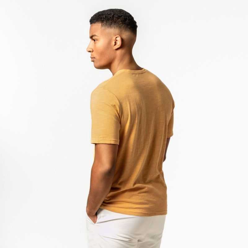 T-shirt "AARLO" fil flammé - Coton bio & Lin