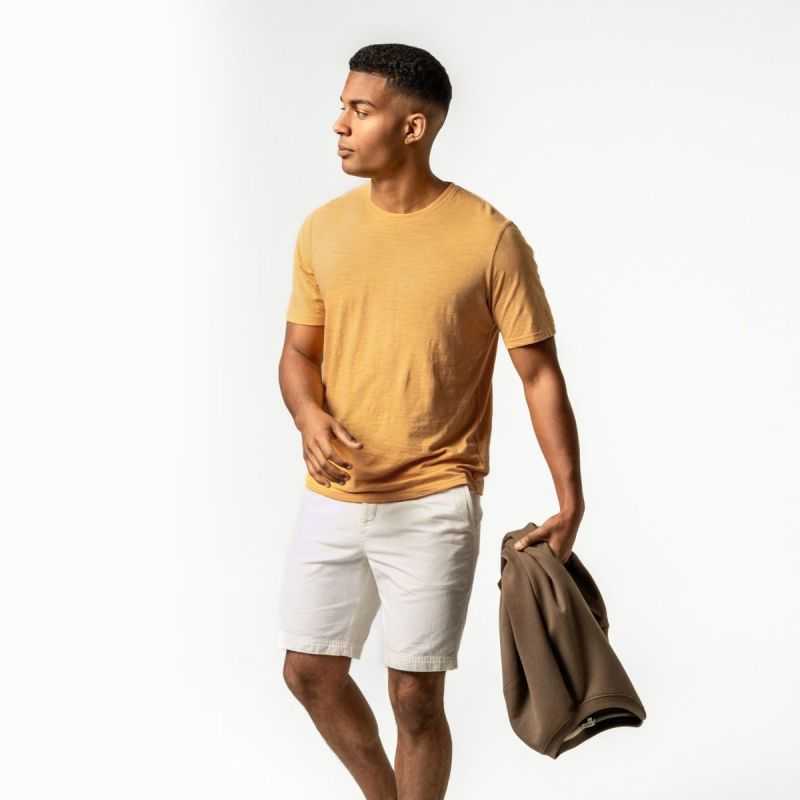 T-shirt "AARLO" fil flammé - Coton bio & Lin