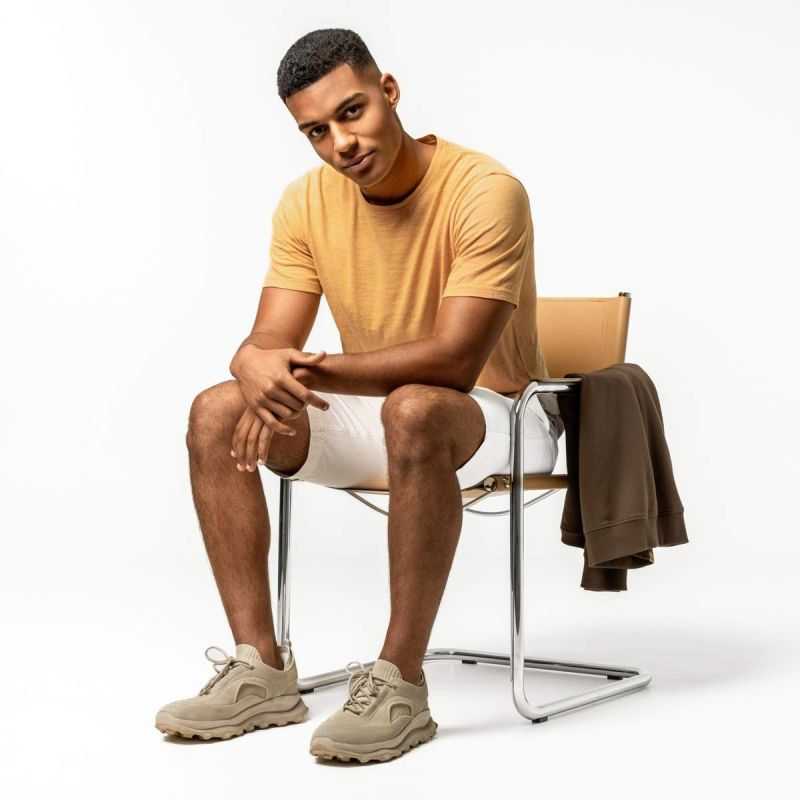 T-shirt "AARLO" fil flammé - Coton bio & Lin