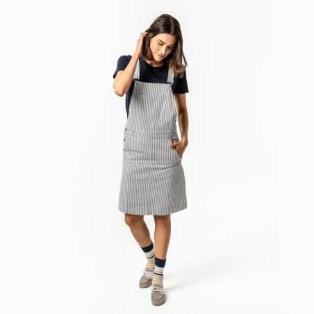 Robe à bretelles "ADDISON" - 100% Coton bio