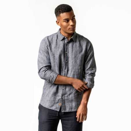 Chemise "ALARIC" en sergé - 100% Coton bio