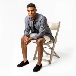 Chemise "ALARIC" en sergé - 100% Coton bio