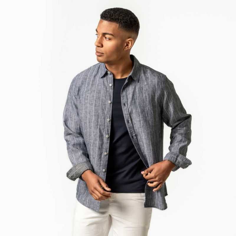 Chemise "ALARIC" en sergé - 100% Coton bio