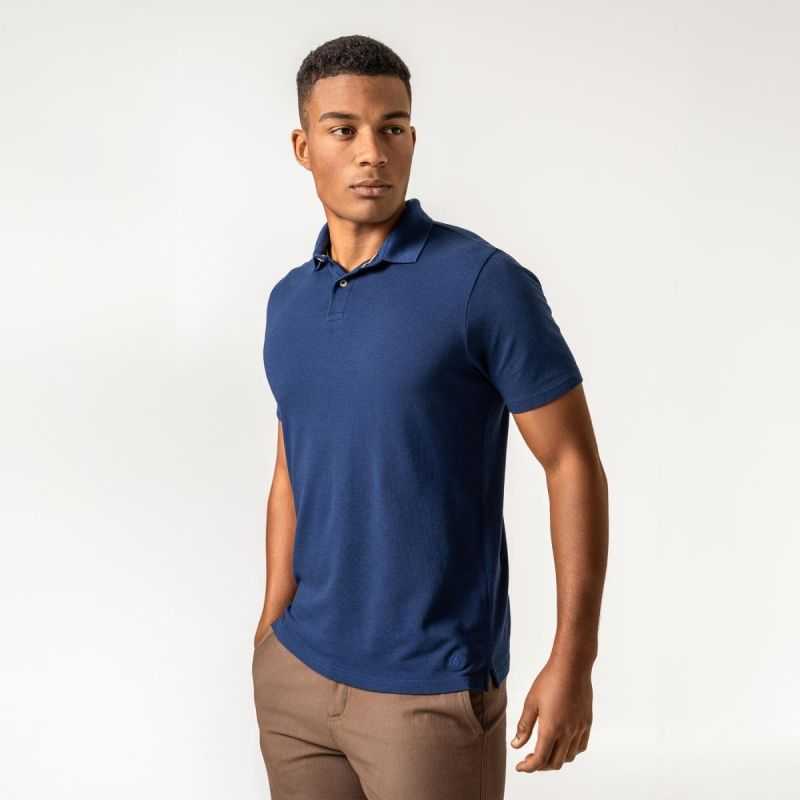 Polo en piqué "TIRMON" - Coton bio & Viscose