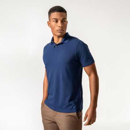 Polo en piqué "TIRMON" - Coton bio & Viscose